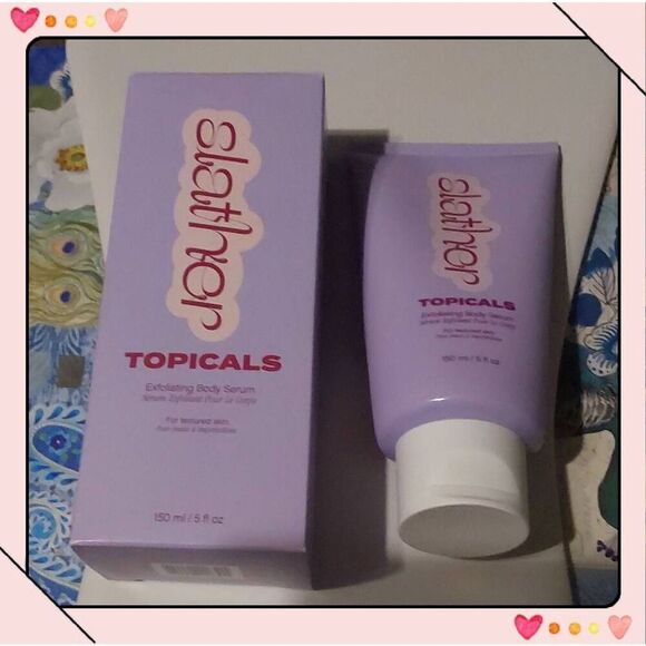 BNIB~SLATHER TOPICALS Exfoliating Body Serum~5 oz/150ml~$30 Retail Value - Picture 1 of 3